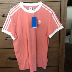 NWT Adidas Women’s T-Shirt With Shoulder Stripes